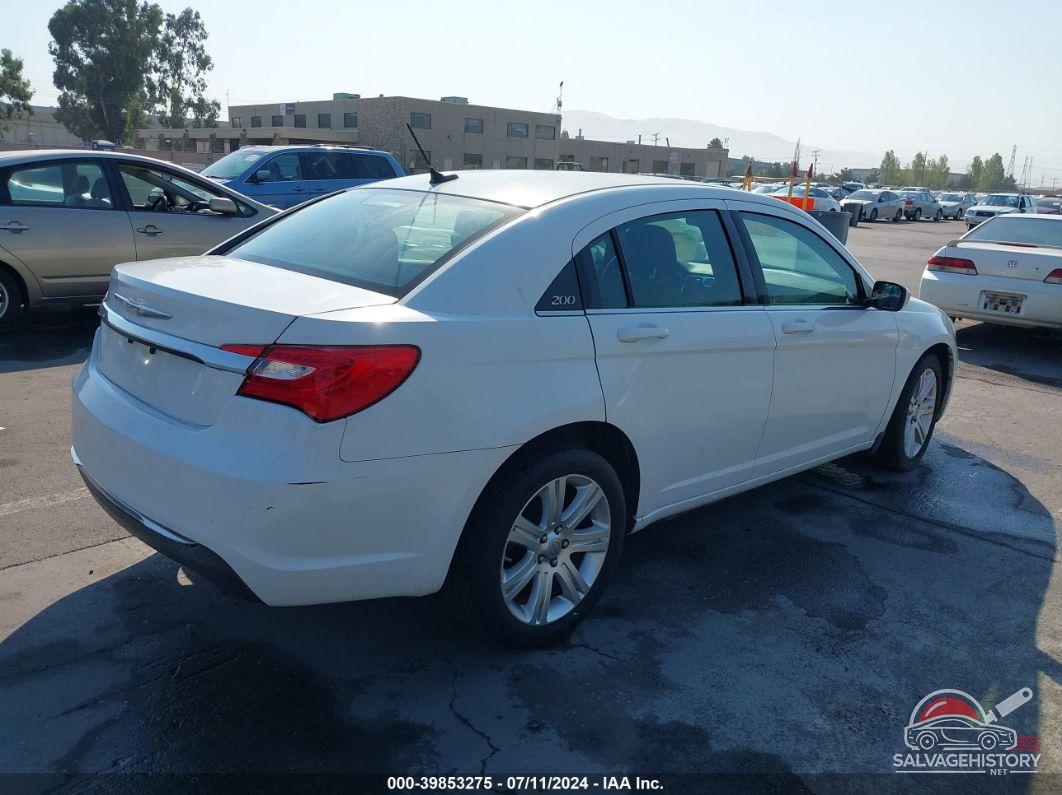 1C3CCBBB3CN230383 2012 CHRYSLER 200 photo no. 4