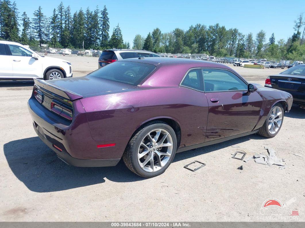 2C3CDZJG6NH159906 2022 DODGE CHALLENGER photo no. 4