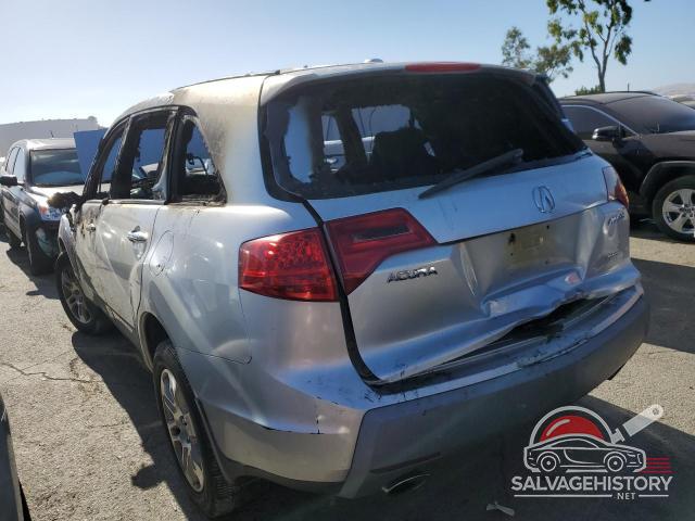 2HNYD28277H546996 2007 ACURA MDX photo no. 2