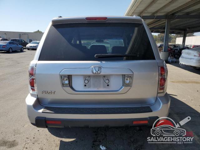 5FNYF28426B017848 2006 HONDA PILOT photo no. 6