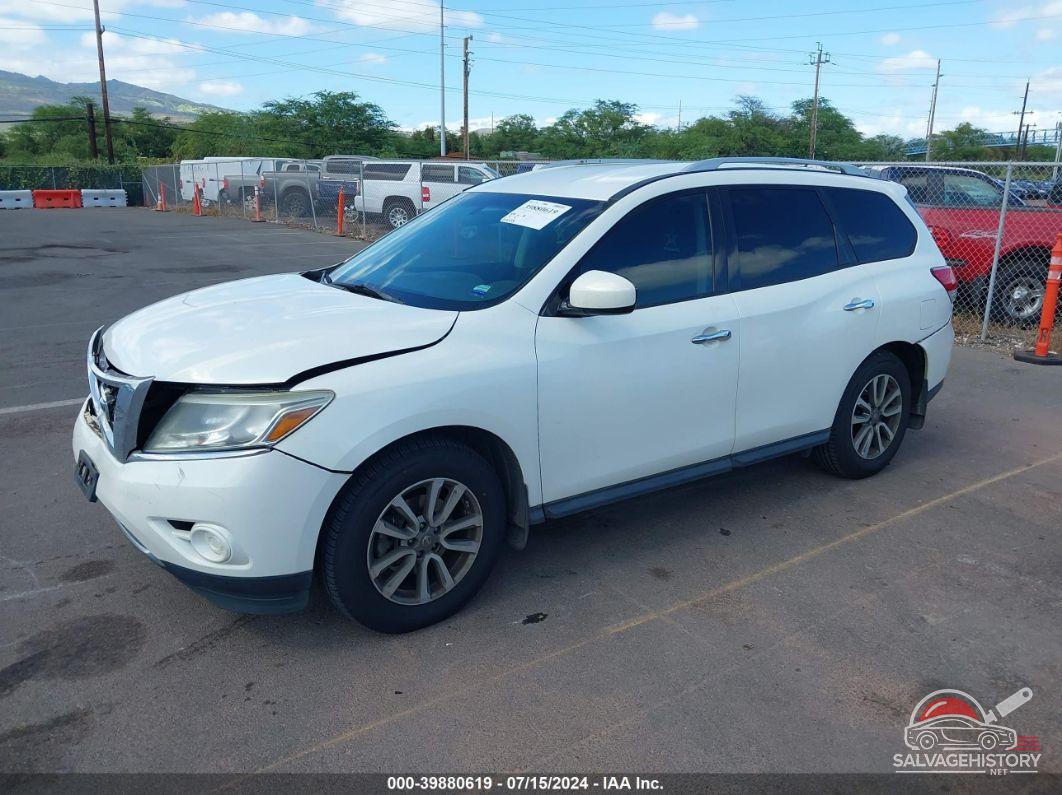 5N1AR2MN8EC712091 2014 NISSAN PATHFINDER photo no. 2