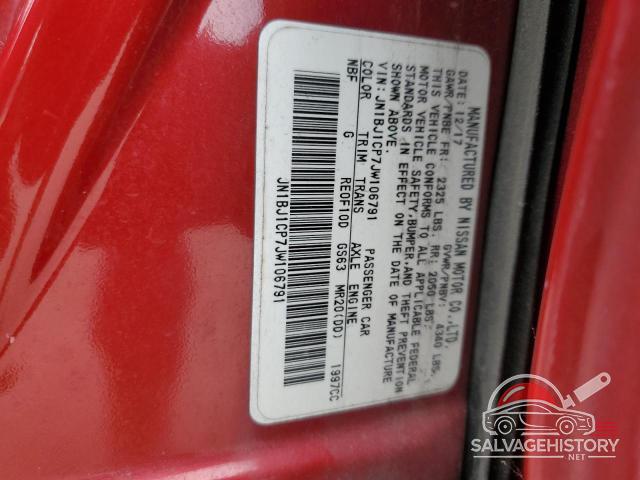 JN1BJ1CP7JW106791 2018 NISSAN ROGUE photo no. 13