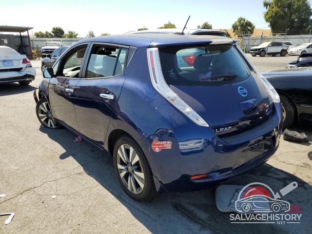 1N4BZ0CP8HC305415 2017 NISSAN LEAF photo no. 2
