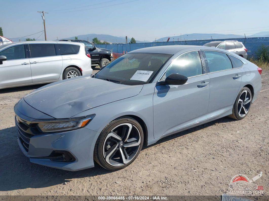 1HGCV1F34MA100240 2021 HONDA ACCORD photo no. 2