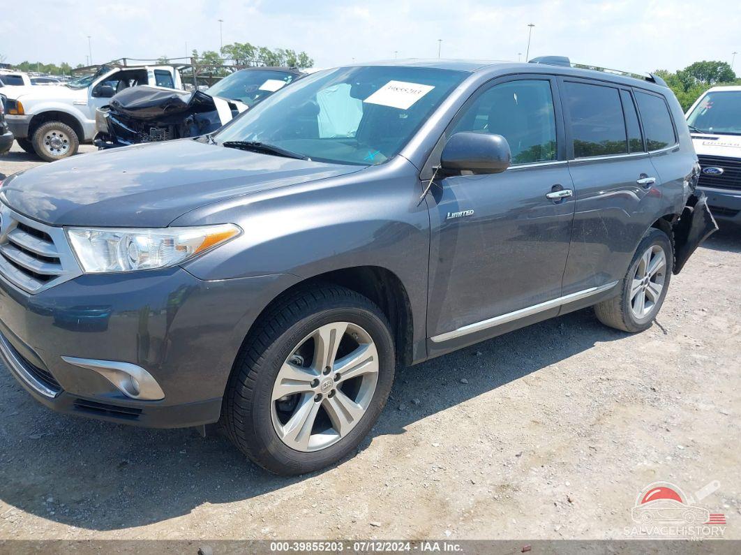 5TDYK3EH9CS076234 2012 TOYOTA HIGHLANDER photo no. 2