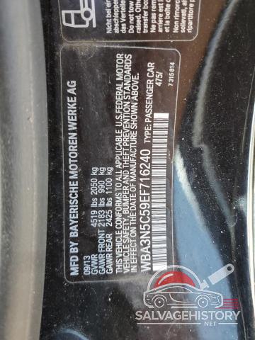 WBA3N5C59EF716240 2014 BMW 4 SERIES photo no. 12