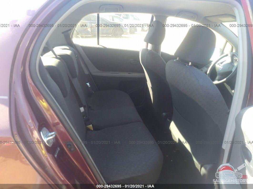 JTDKT4K33A5279883 2010 TOYOTA YARIS photo no. 8