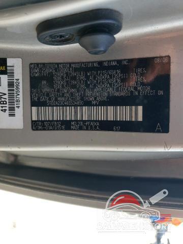 5TDZA23C46S534890 2006 TOYOTA All Models photo no. 13