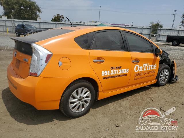 JTDKN3DP8C3017635 2012 TOYOTA PRIUS photo no. 3