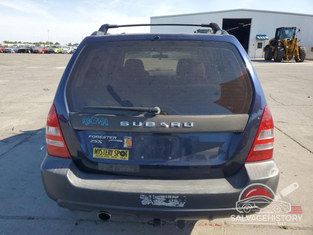 JF1SG63695H723593 2005 SUBARU FORESTER photo no. 6