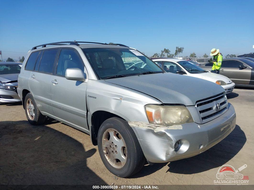 JTEDP21A640009478 2004 TOYOTA HIGHLANDER photo no. 1