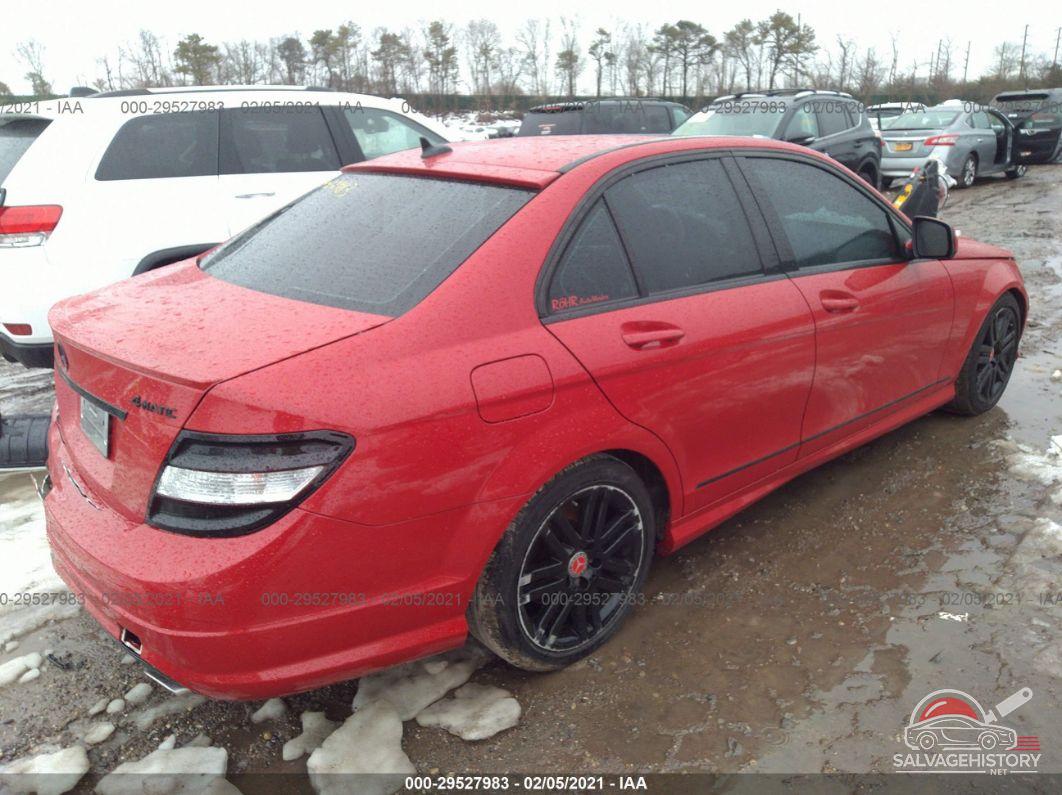 WDDGF81X19R063243 2009 MERCEDES-BENZ C-CLASS photo no. 4