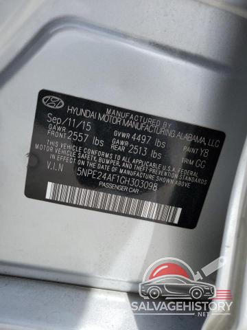 5NPE24AF1GH303098 2016 HYUNDAI SONATA photo no. 12