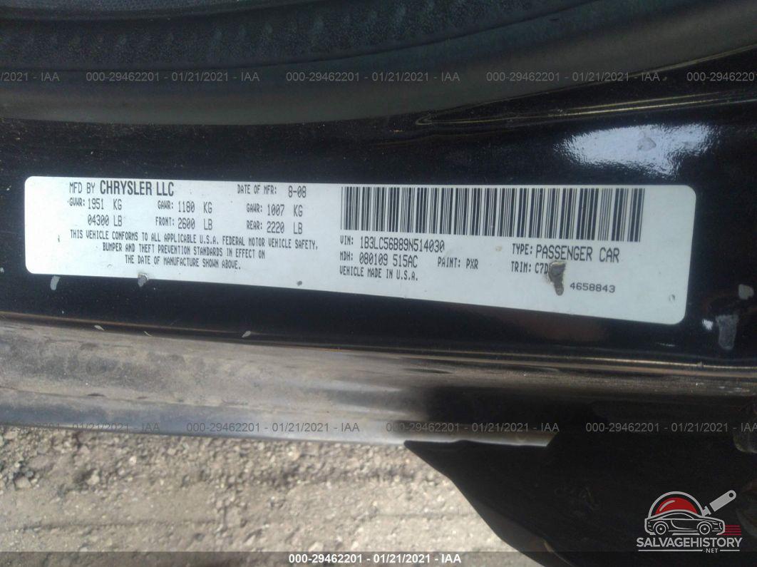 1B3LC56B89N514030 2009 DODGE AVENGER photo no. 9