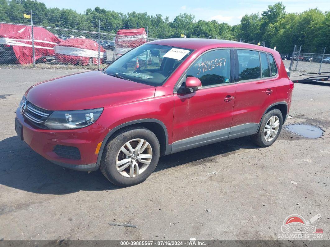 WVGBV7AX3DW006260 2013 VOLKSWAGEN TIGUAN photo no. 2