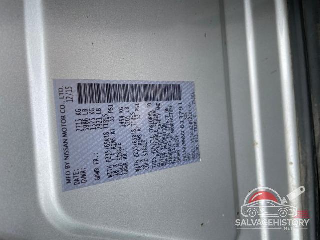 5N1AR2MN8GC613791 2016 NISSAN PATHFINDER photo no. 10