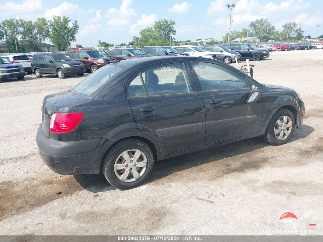 KNADE223296550376 2009 KIA RIO photo no. 4