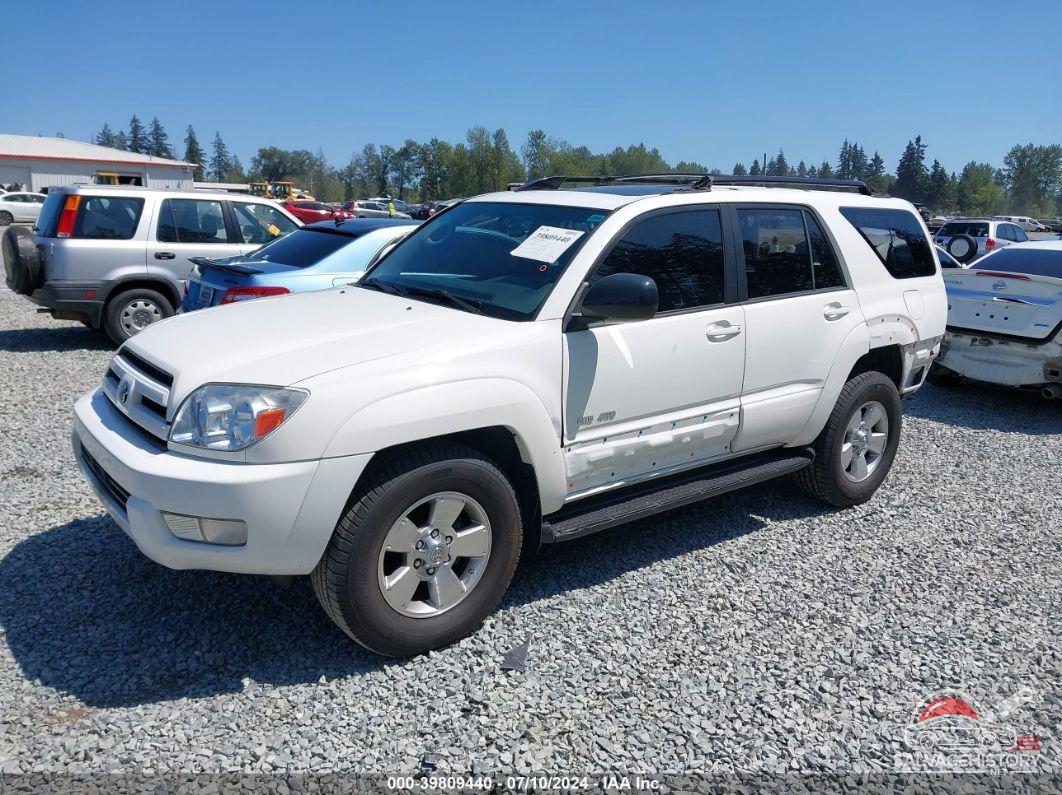 JTEBU14R148019753 2004 TOYOTA 4RUNNER photo no. 2