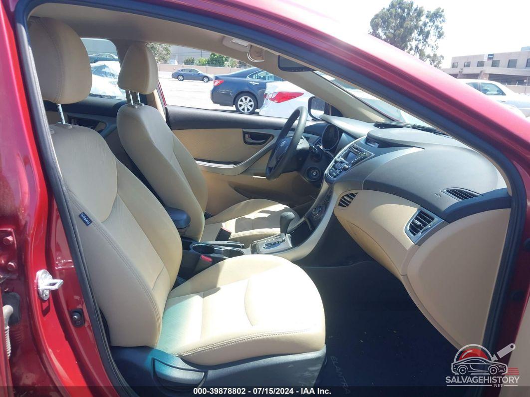 5NPDH4AE3DH241622 2013 HYUNDAI ELANTRA photo no. 5