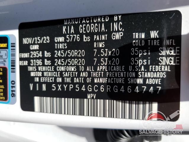 5XYP54GC6RG464747 2024 KIA TELLURIDE photo no. 13