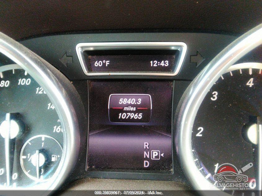 4JGDA0EB1FA479990 2015 MERCEDES-BENZ ML 250 BLUETEC photo no. 7