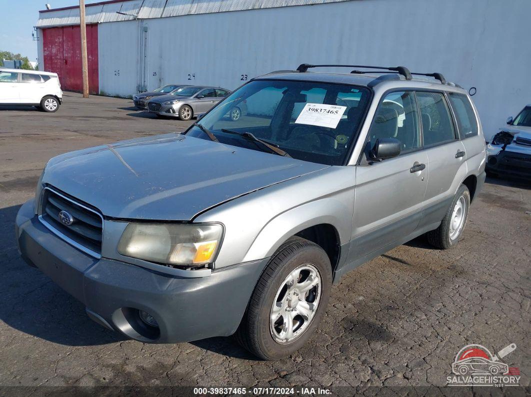 JF1SG63645H708175 2005 SUBARU FORESTER photo no. 2