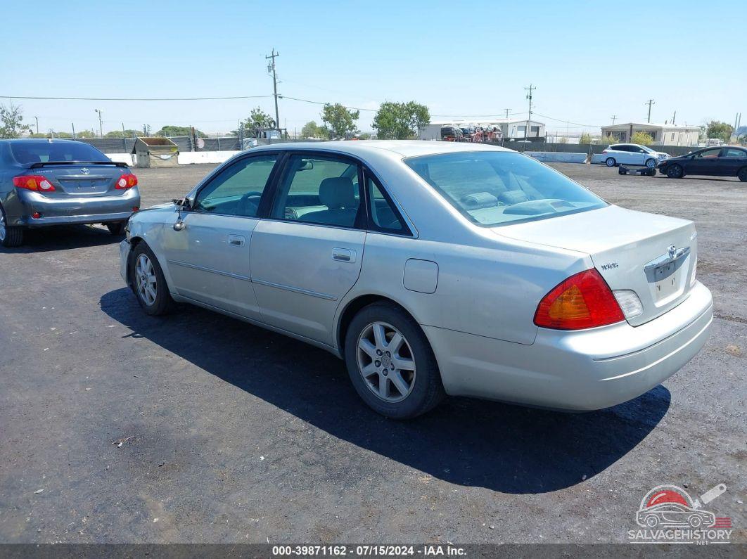 4T1BF28B21U117948 2001 TOYOTA AVALON photo no. 3