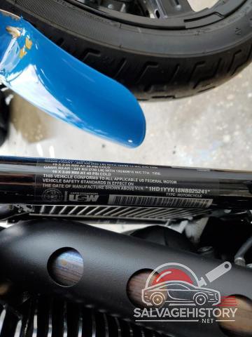 1HD1YYK18NB025241 2022 HARLEY-DAVIDSON FXBBS photo no. 9