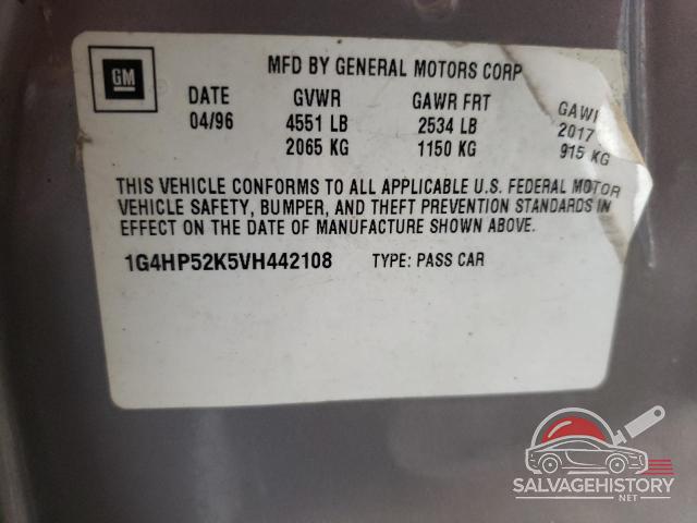 1G4HP52K5VH442108 1997 BUICK LESABRE photo no. 12