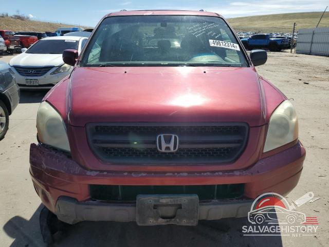 2HKYF18555H536153 2005 HONDA PILOT photo no. 5