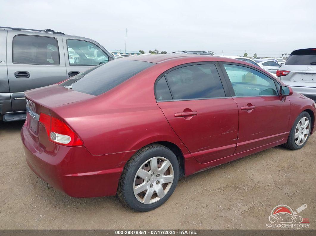 19XFA16529E031058 2009 HONDA CIVIC photo no. 6