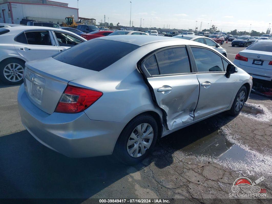 2HGFB2F5XCH590213 2012 HONDA CIVIC photo no. 4