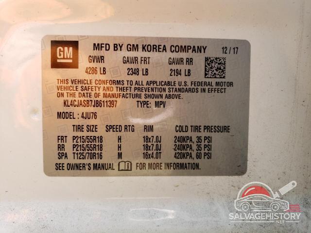 KL4CJASB7JB611397 2018 BUICK ENCORE photo no. 14