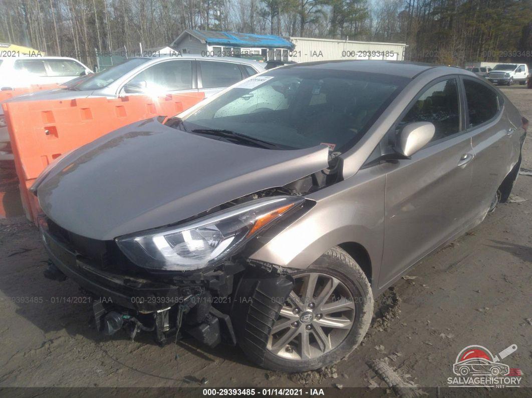 5NPDH4AE4FH633155 2015 HYUNDAI ELANTRA photo no. 2