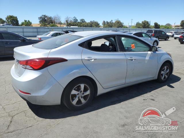 5NPDH4AE2EH511604 2014 HYUNDAI ELANTRA photo no. 3