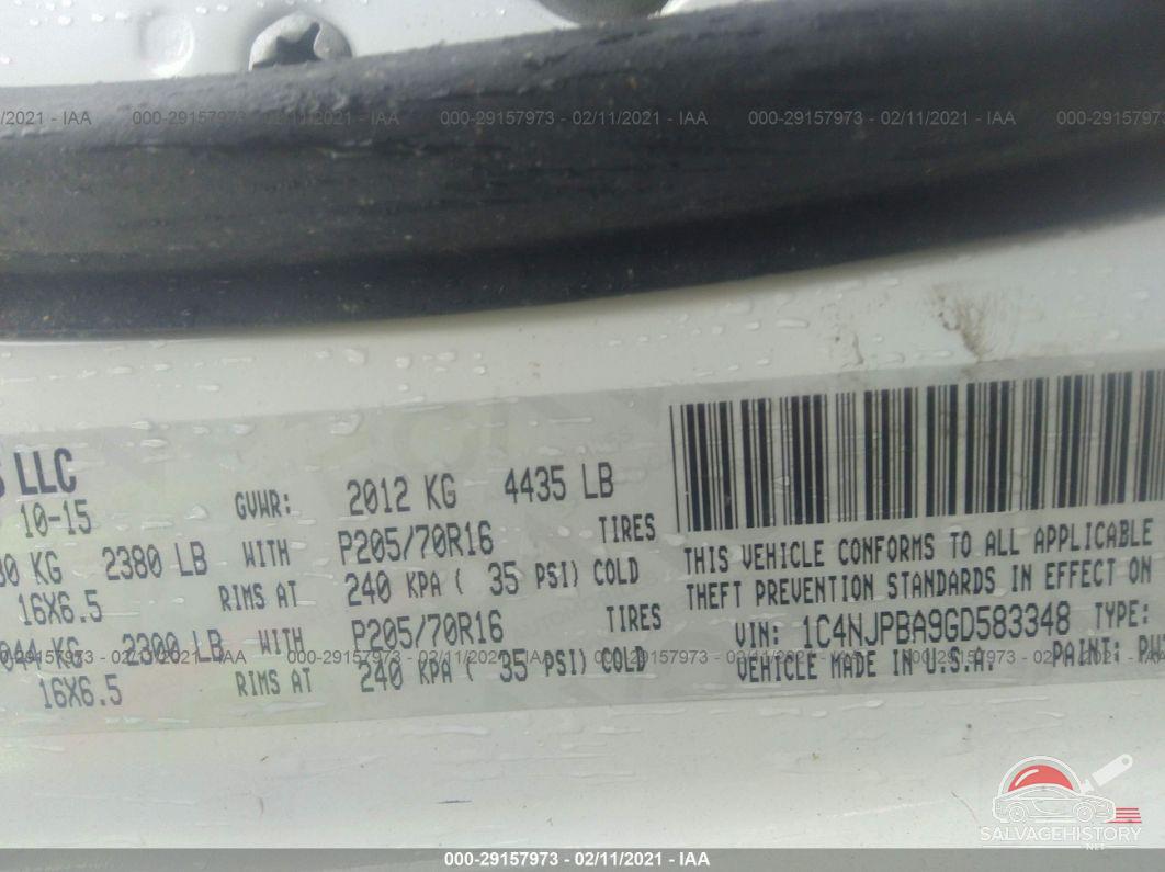 1C4NJPBA9GD583348 2016 JEEP PATRIOT photo no. 9