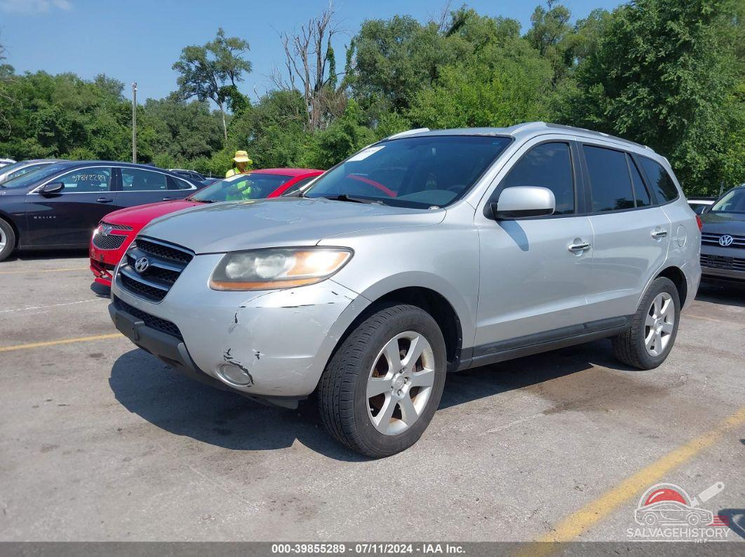 5NMSH13E08H209443 2008 HYUNDAI SANTA FE photo no. 2