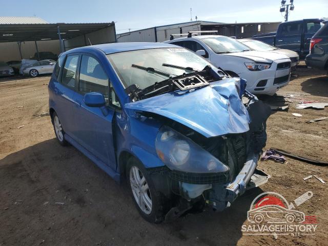 JHMGD37608S017930 2008 HONDA FIT photo no. 4