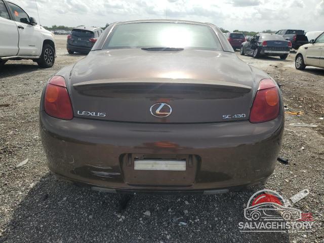 JTHFN48Y869001722 2006 LEXUS SC430 photo no. 6