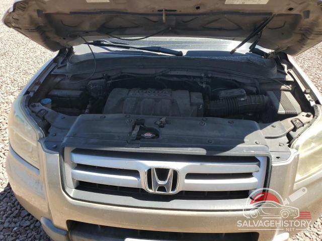 5FNYF18527B017045 2007 HONDA PILOT photo no. 11
