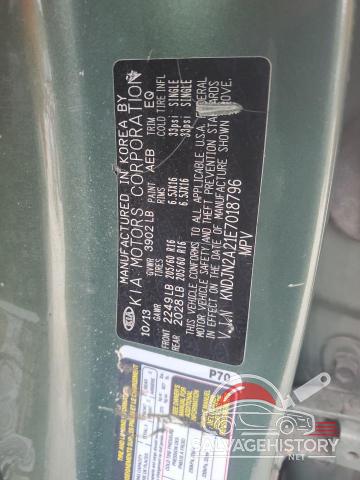 KNDJN2A21E7018796 2014 KIA SOUL photo no. 12