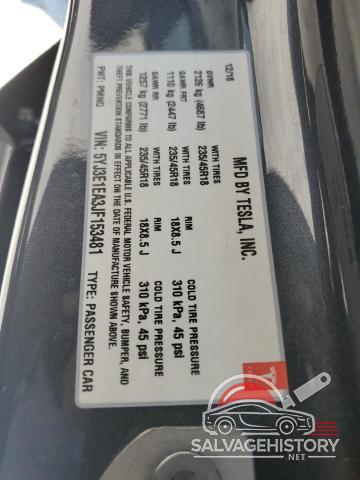 5YJ3E1EA3JF153481 2018 TESLA MODEL 3 photo no. 12