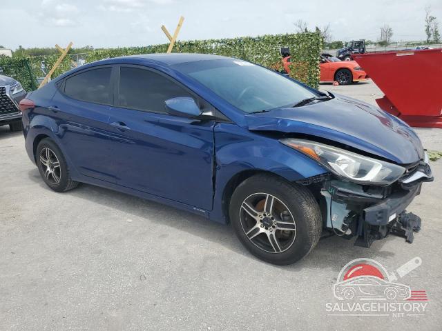 5NPDH4AEXGH785720 2016 HYUNDAI ELANTRA photo no. 4