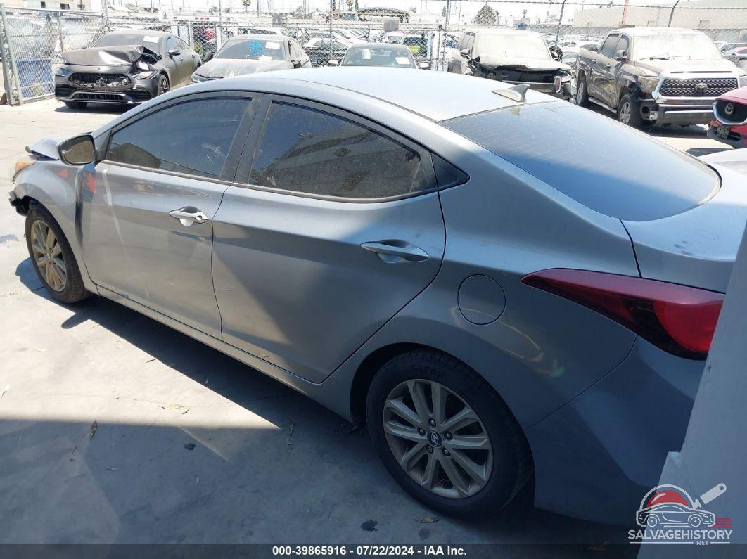 KMHDH4AE2EU168522 2014 HYUNDAI ELANTRA photo no. 3