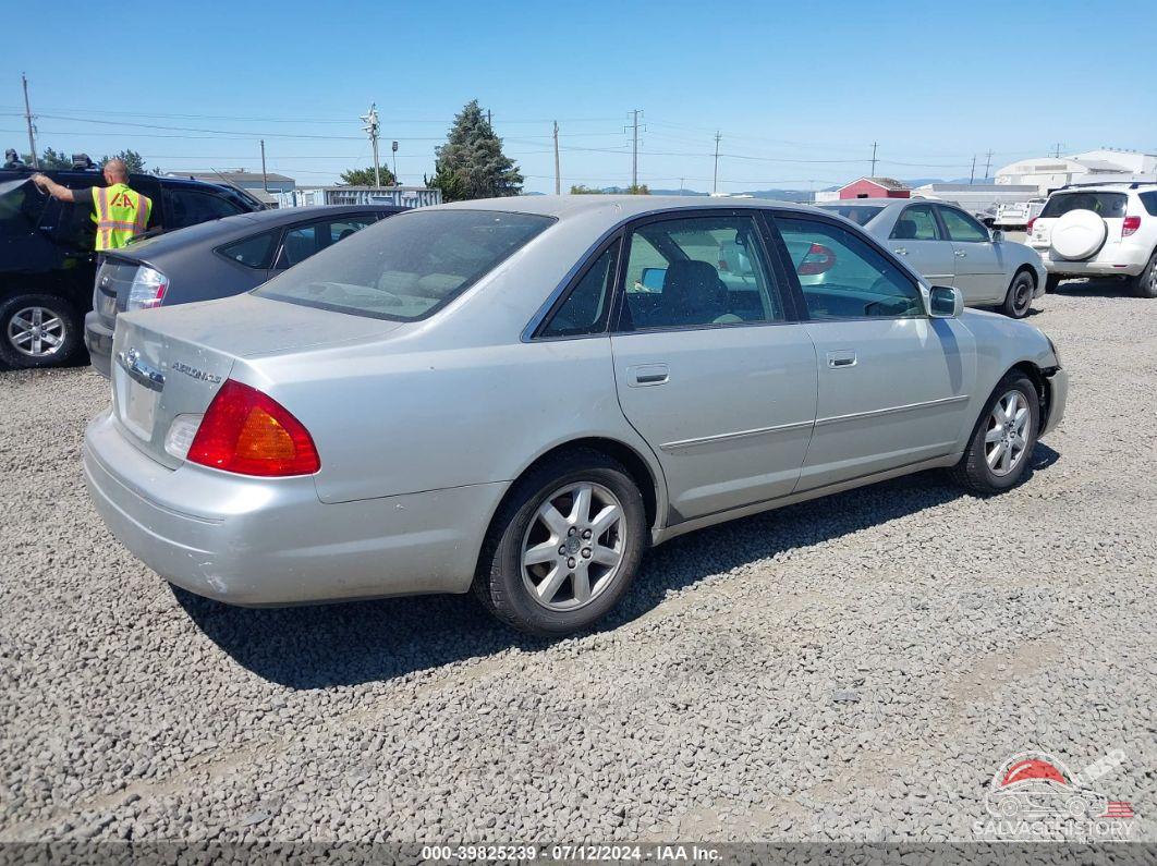 4T1BF28B4YU043460 2000 TOYOTA AVALON photo no. 4