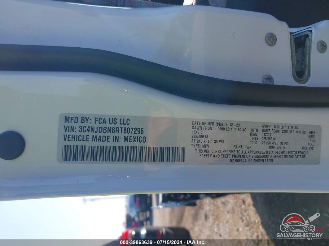 3C4NJDBN8RT607296 2024 JEEP COMPASS photo no. 9