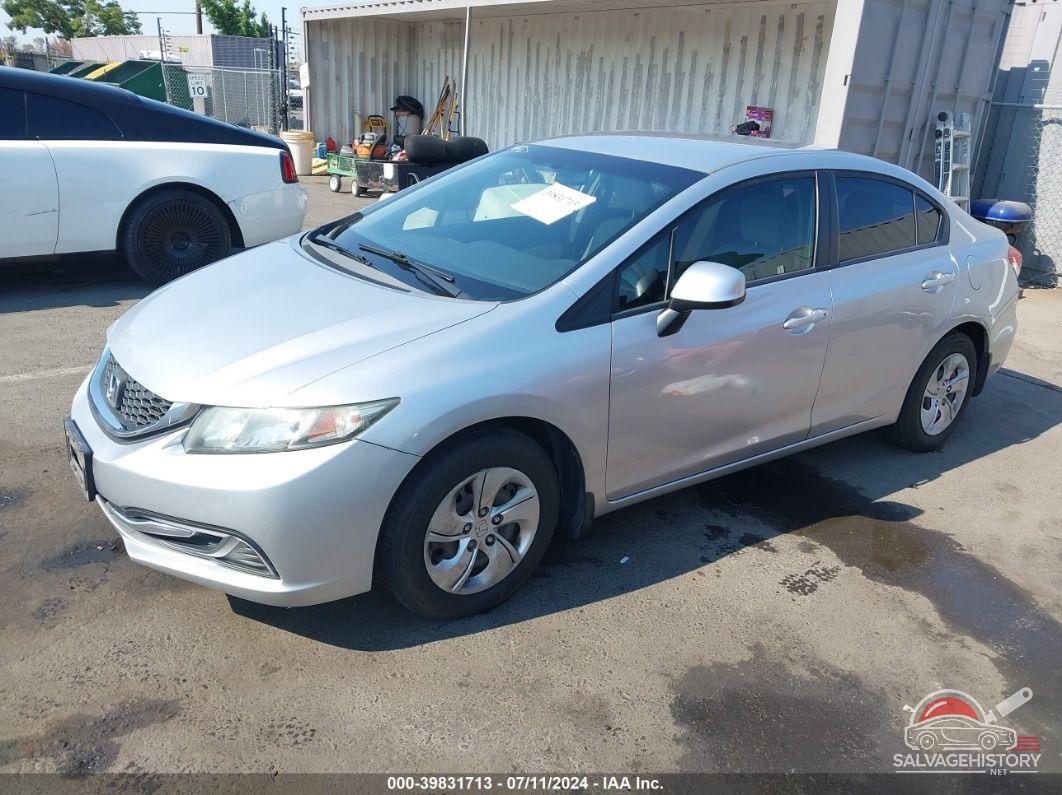 19XFB2F54DE288296 2013 HONDA CIVIC photo no. 2