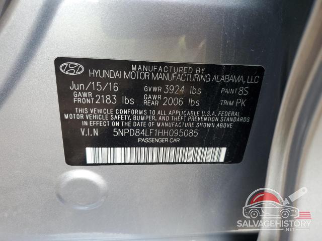 5NPD84LF1HH095085 2017 HYUNDAI ELANTRA photo no. 12