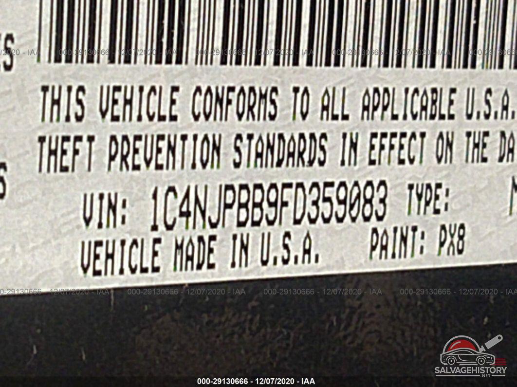 1C4NJPBB9FD359083 2015 JEEP PATRIOT photo no. 9