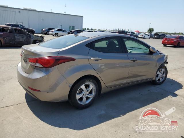 5NPDH4AE3EH464356 2014 HYUNDAI ELANTRA photo no. 3